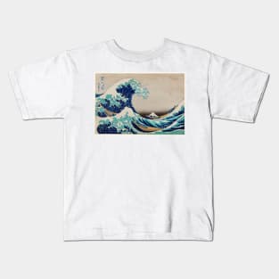 Under the Wave off Kanagawa (Kanagawa oki nami ura) Kids T-Shirt